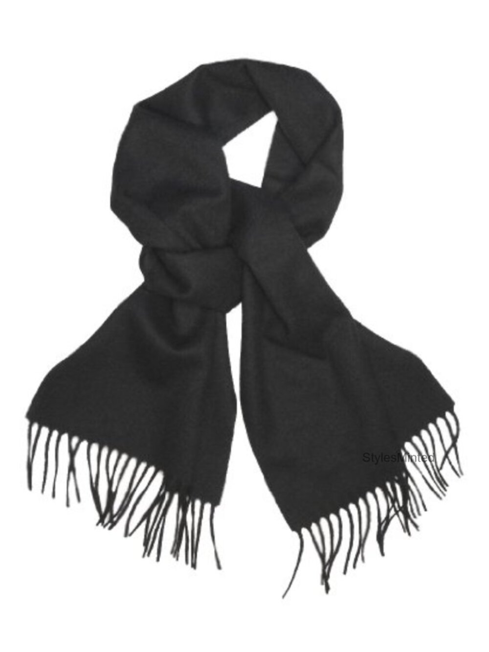 100% Wool Neck Scarf Classic Solid Unisex Winter Summer